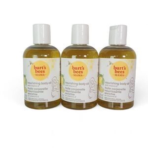 3- Bert's Bees Mama Nourishing Body Oil 100% Natural Vitamin E 4 oz